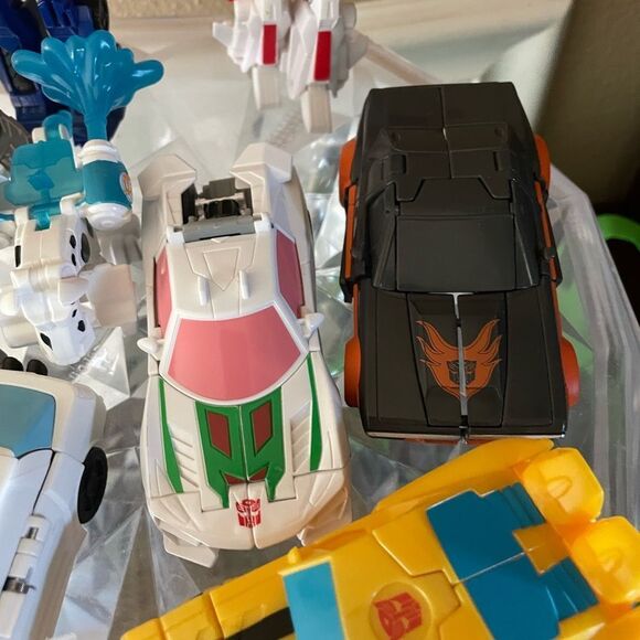 Transformers Action Figure Lot Step 1 4.5 inch Vehicles lot of 9 - Picture 13 of 16